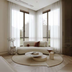 Ripple fold Sheer Curtains